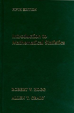 Introduction to mathematical statistics cover
