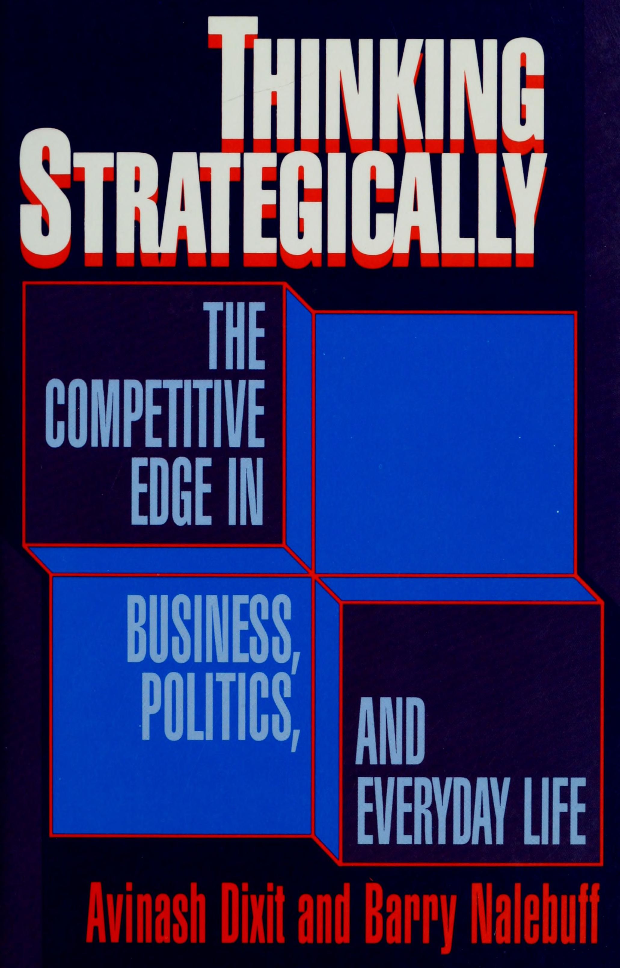 Thinking Strategically cover