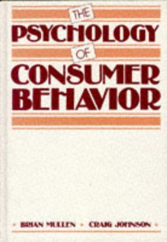 The psychology of consumer behavior cover