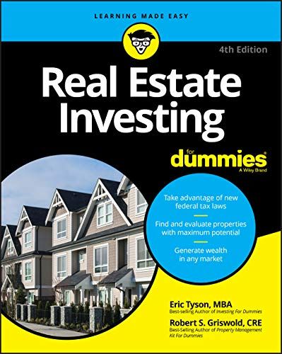 Real estate investing for dummies cover