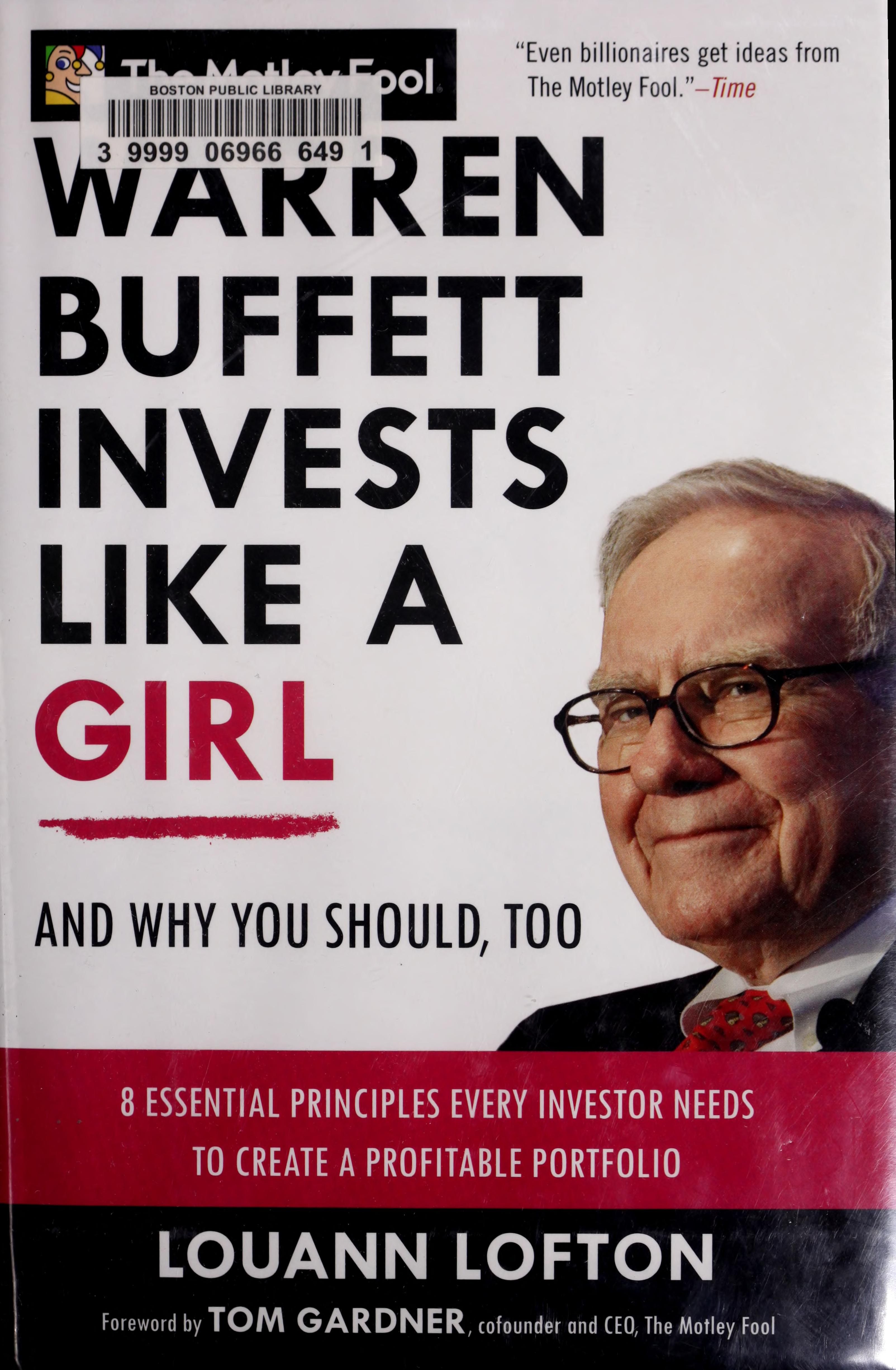 Warren Buffett invests like a girl cover