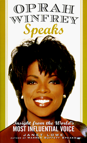 Oprah Winfrey speaks cover