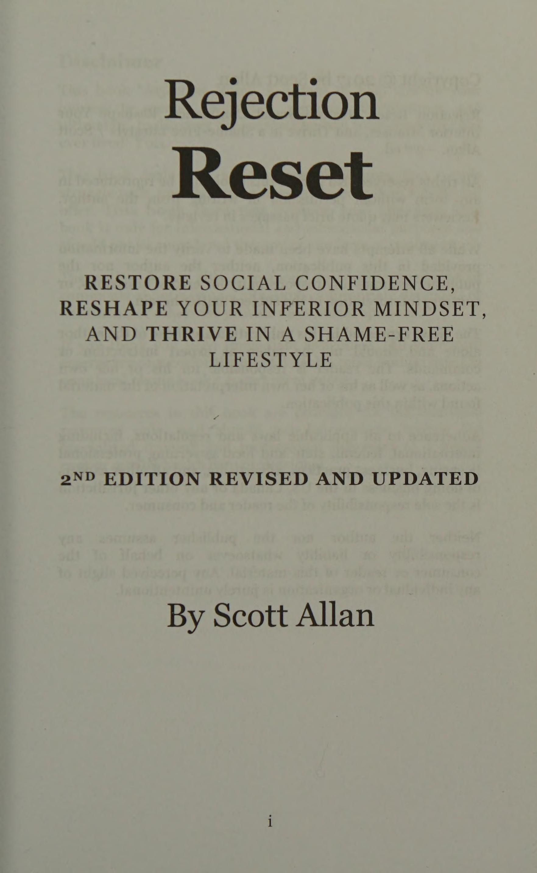 Rejection Reset 封面
