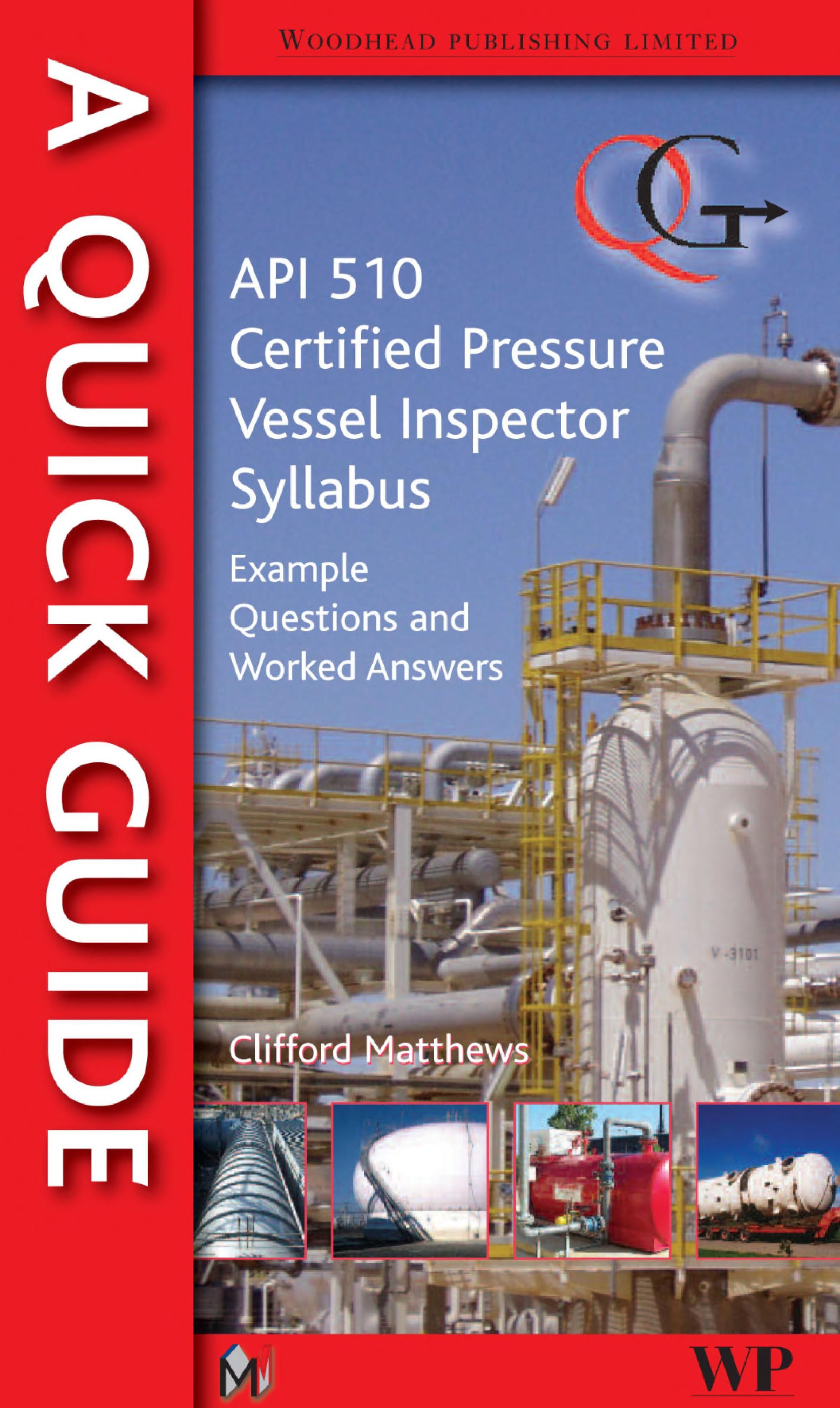 A quick guide to API 510 certified pressure vessel inspector syllabus cover