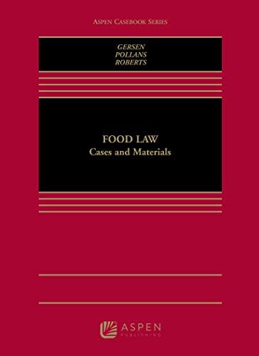 Food Law and Policy cover