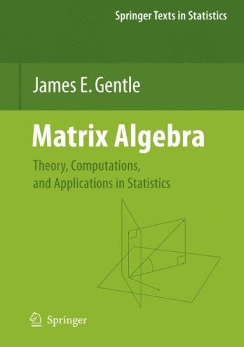 Matrix Algebra cover