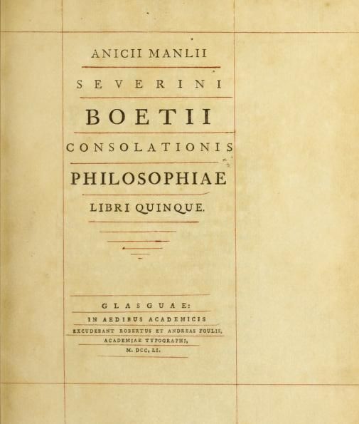 De consolatione philosophiae cover