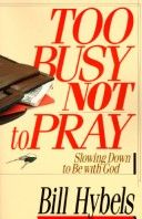 Too busy not to pray cover