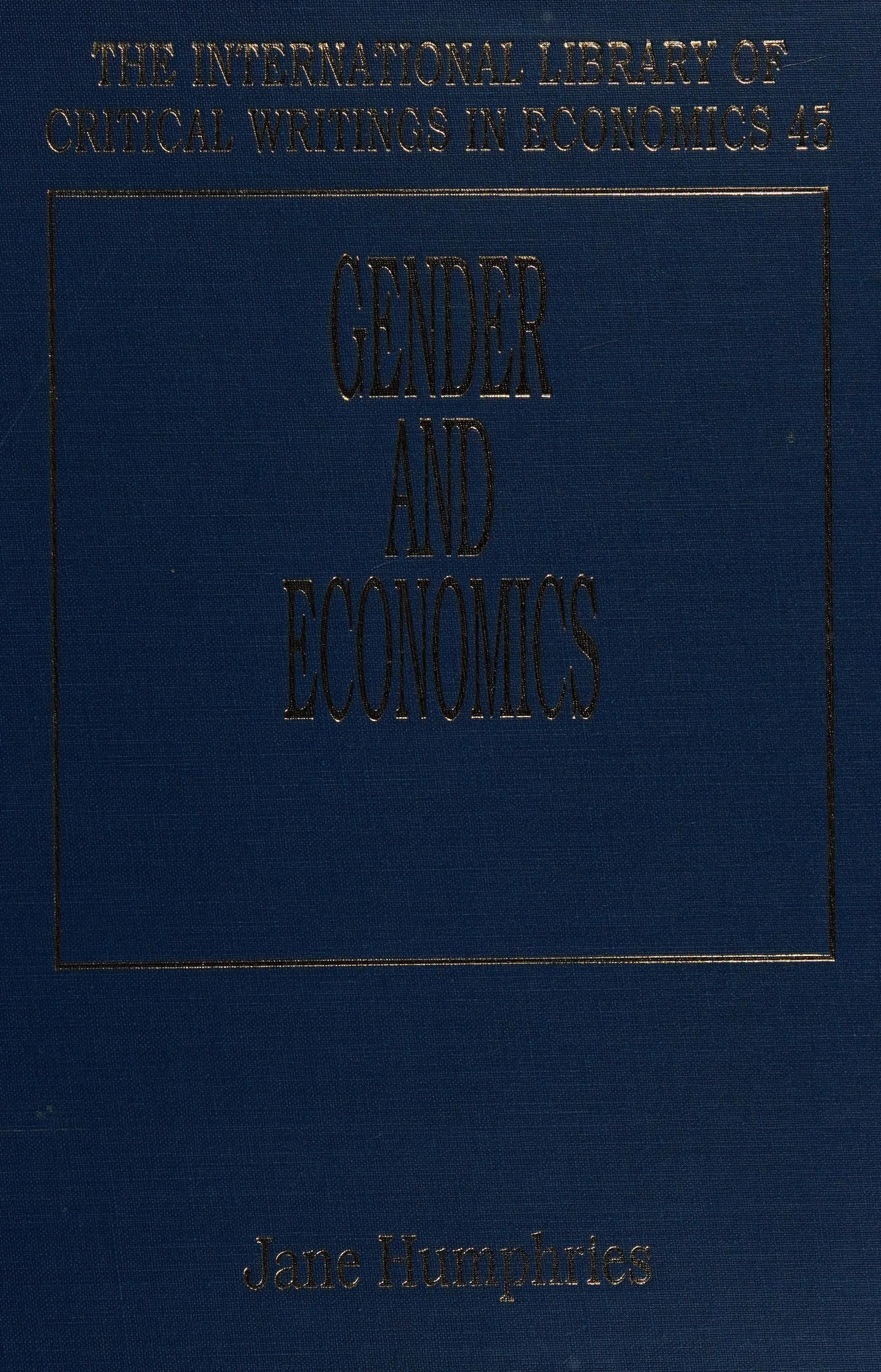 Gender and economics 封面