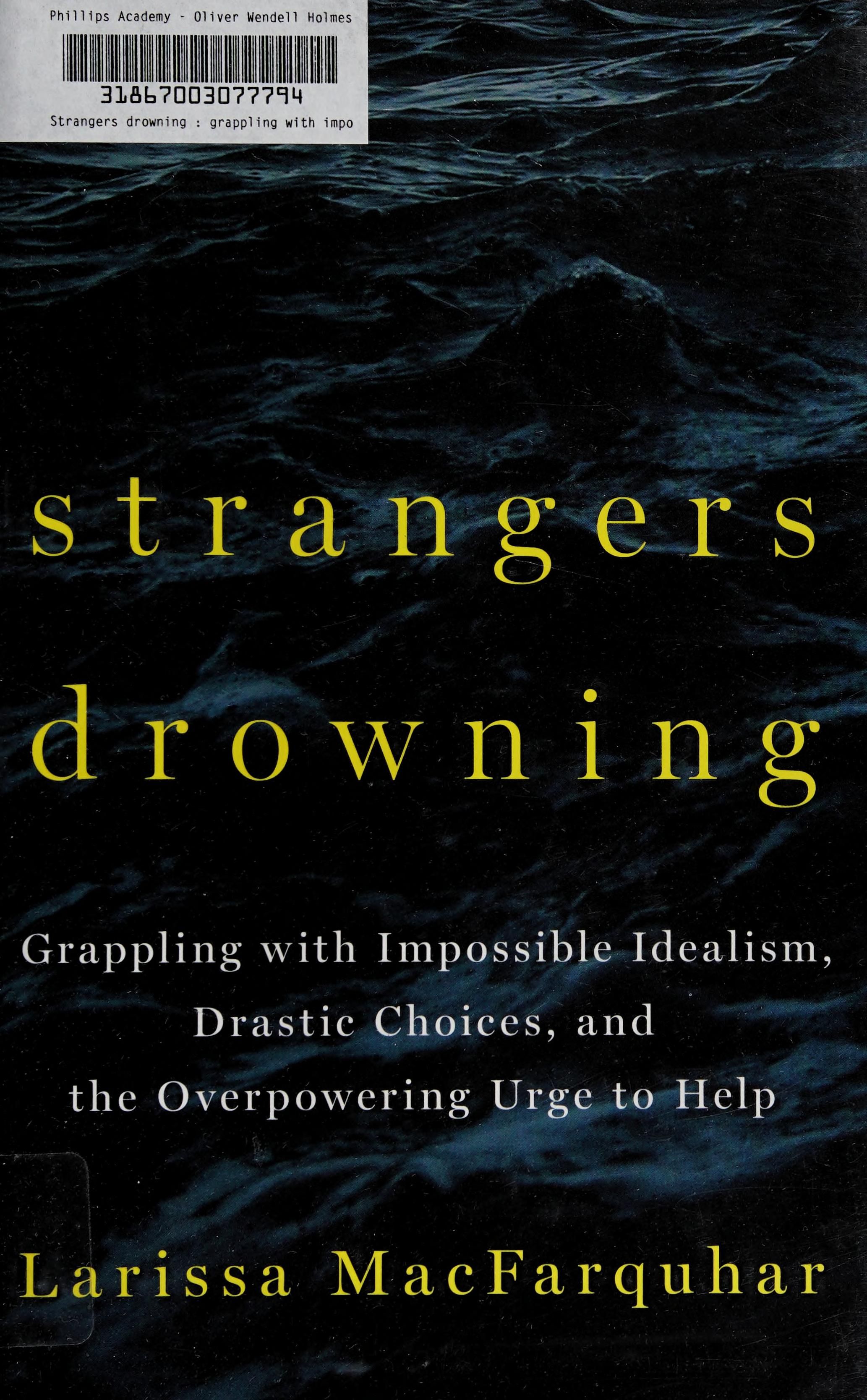 Strangers drowning cover