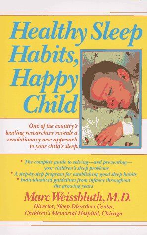 Healthy sleep habits, happy child cover
