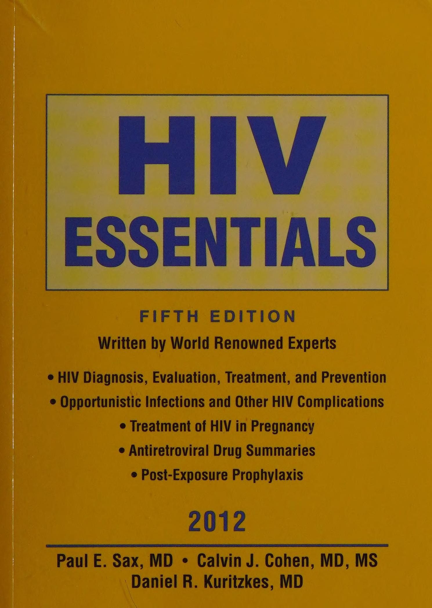 HIV essentials 封面