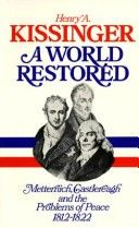 World Restored Europe After Napoleon cover