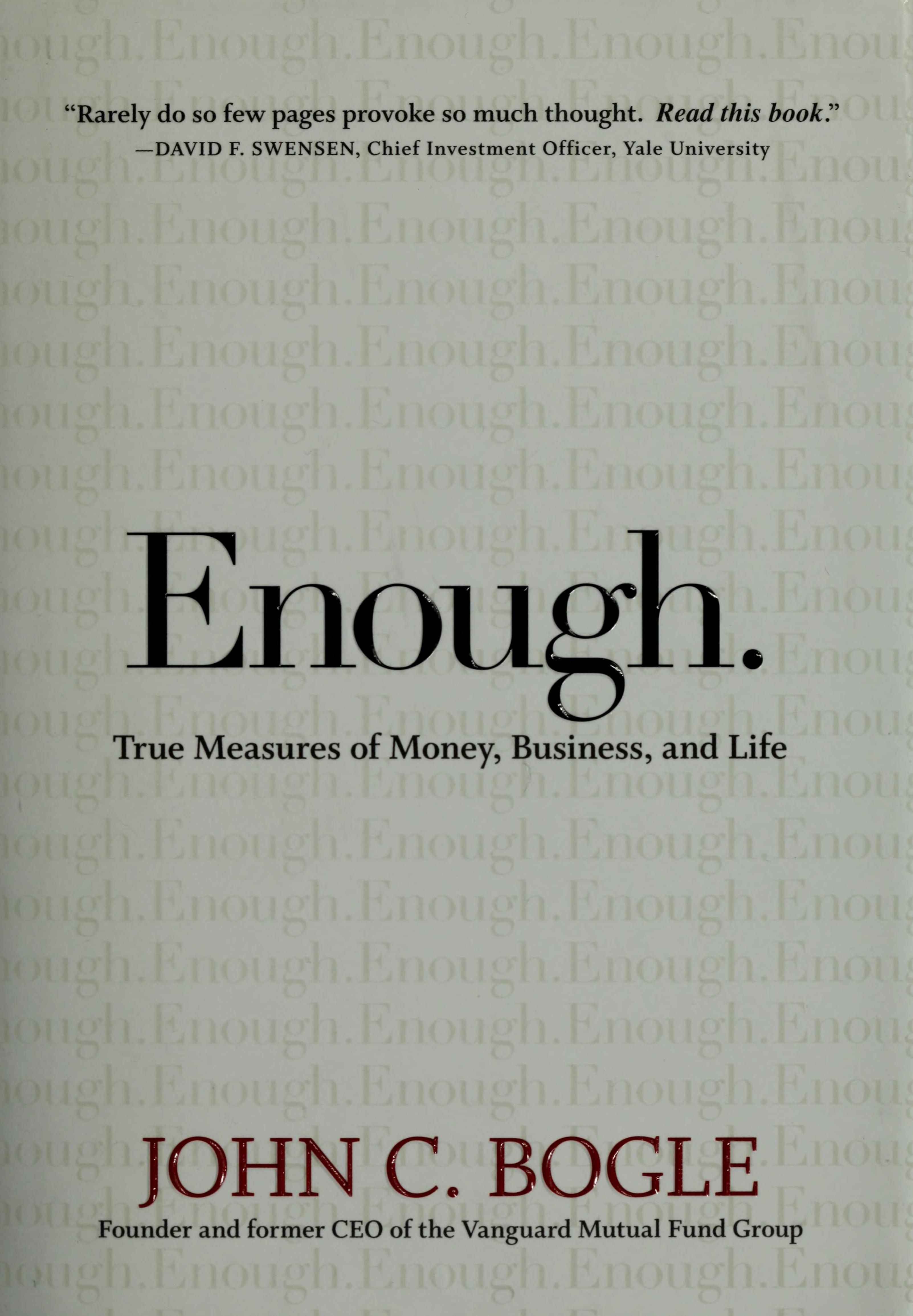 Enough cover