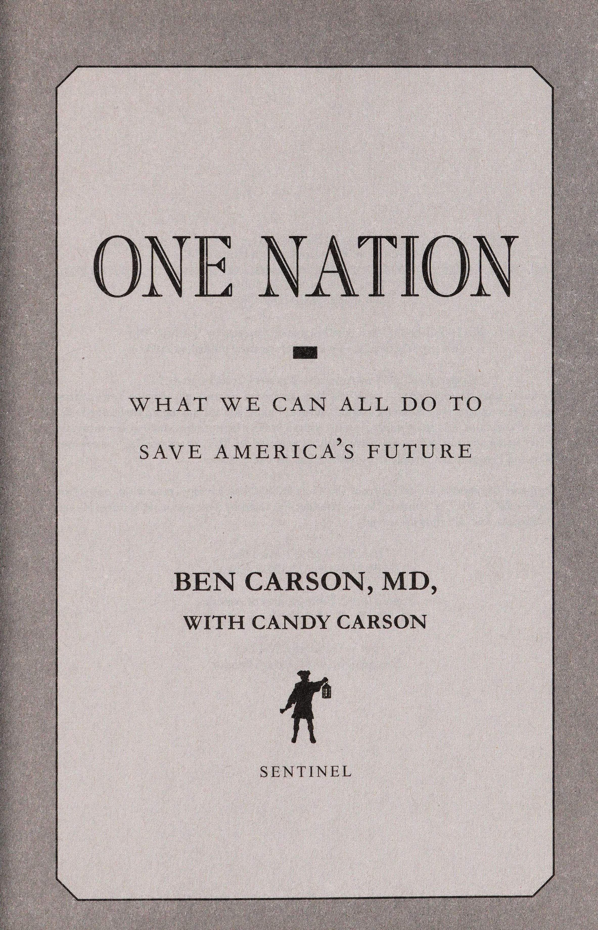 One nation cover