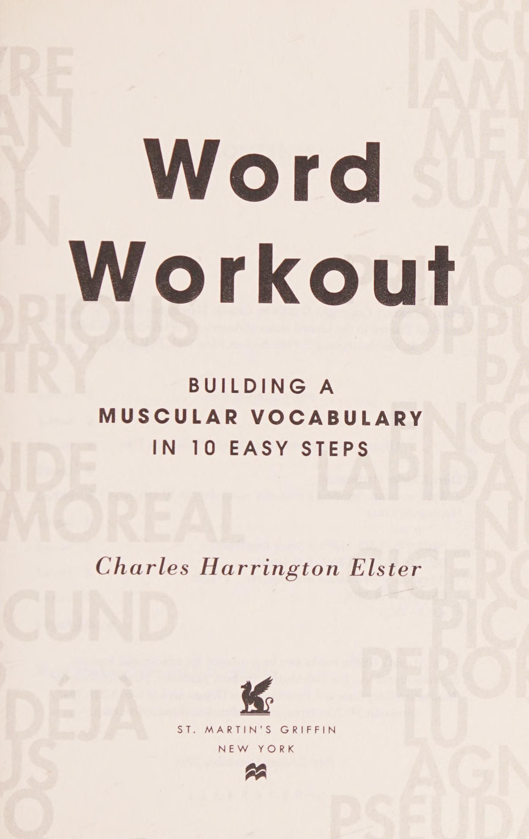 Word Workout 封面