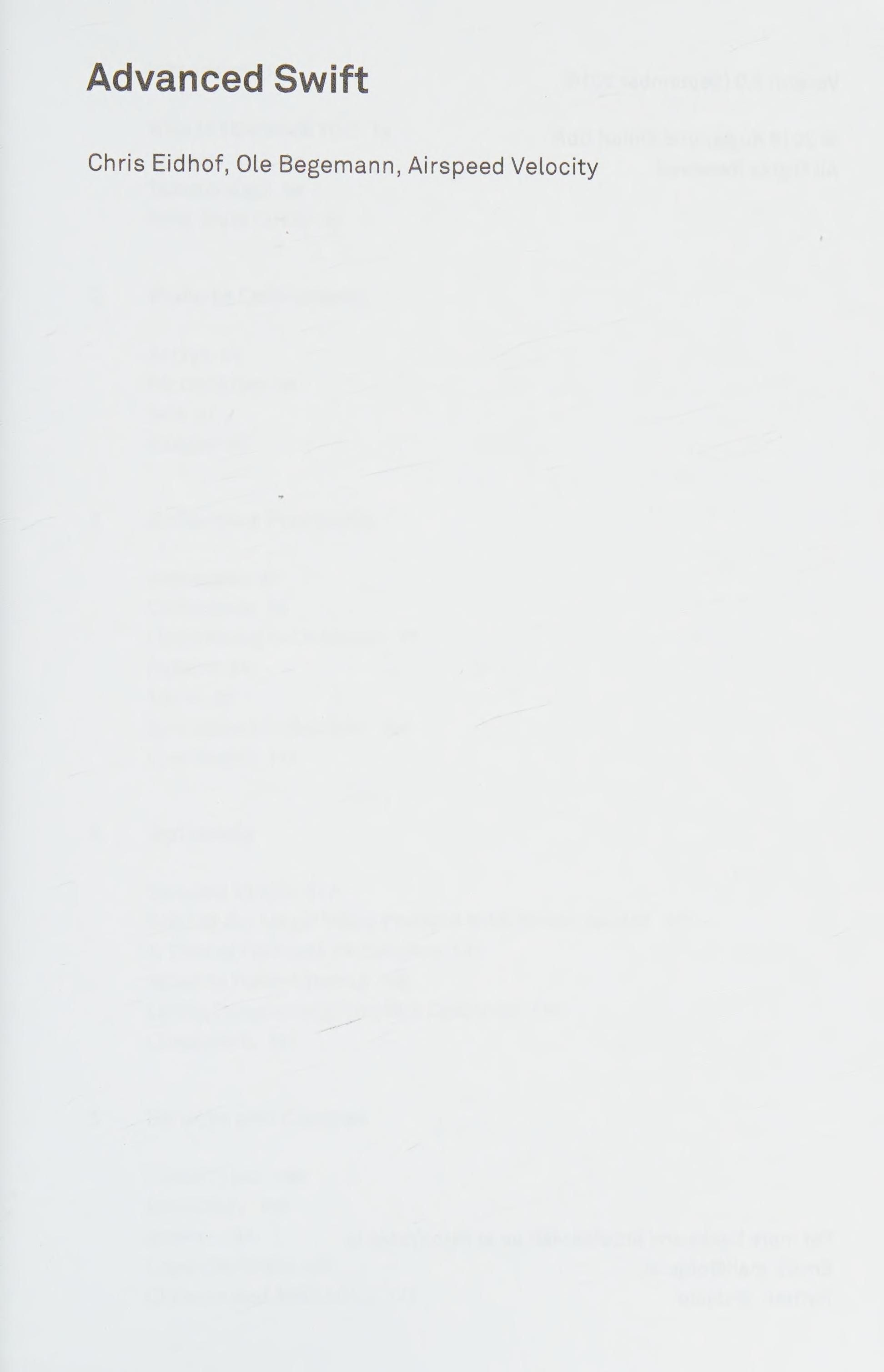 Advanced Swift cover