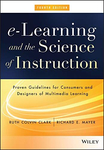 e-Learning and the Science of Instruction cover