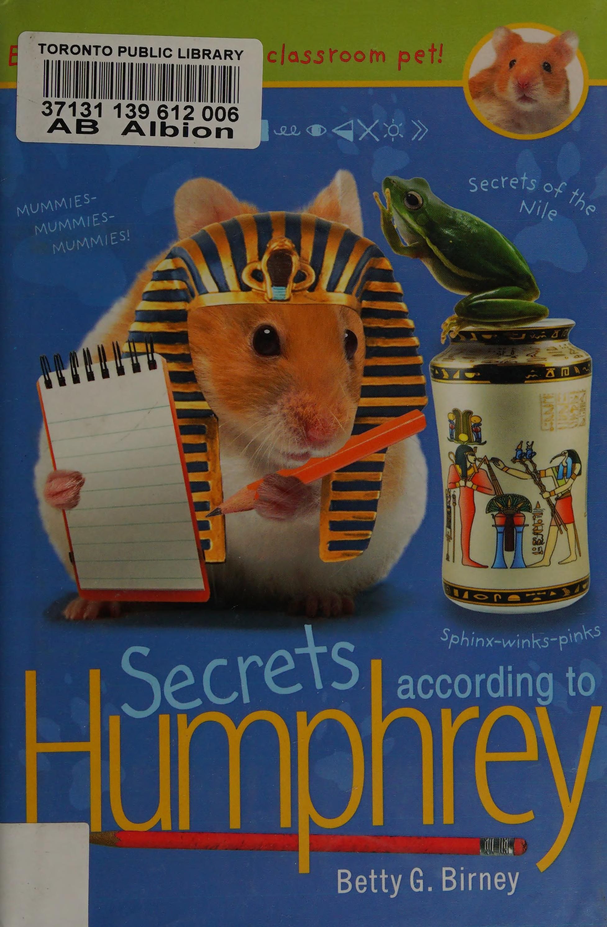 Secrets according to Humphrey cover
