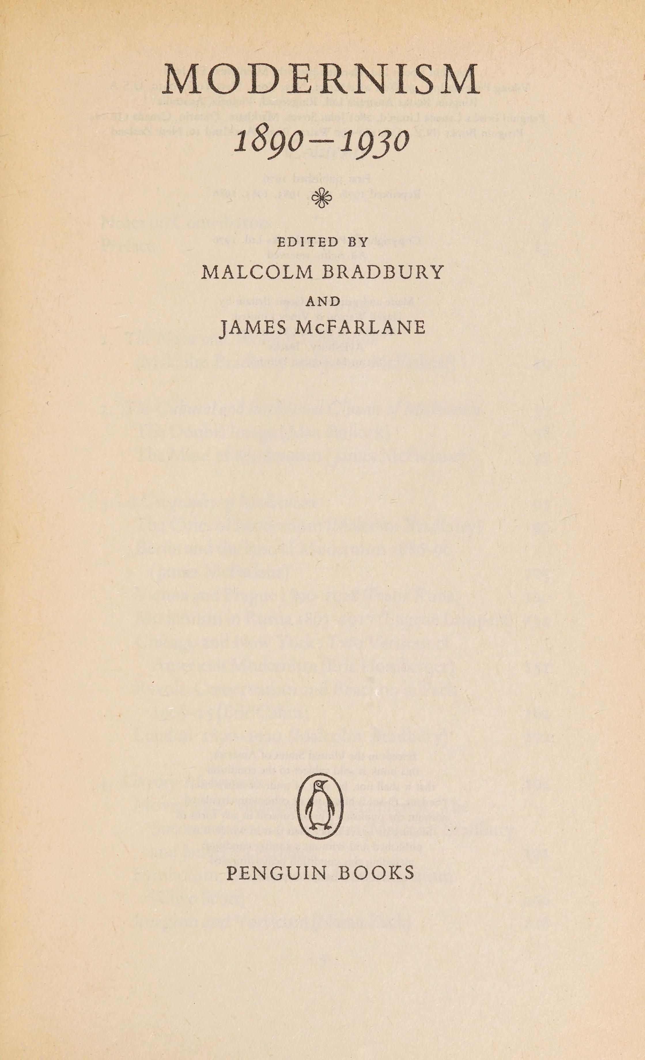 Modernism cover