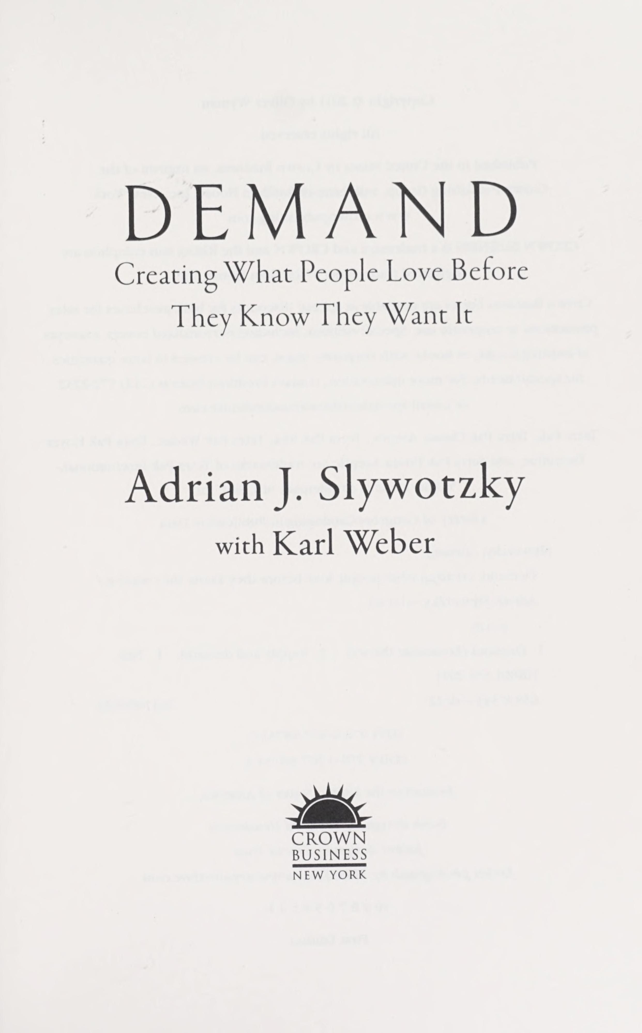 Demand cover