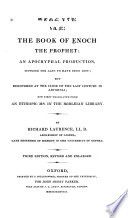 The Book of Enoch, the Prophet cover