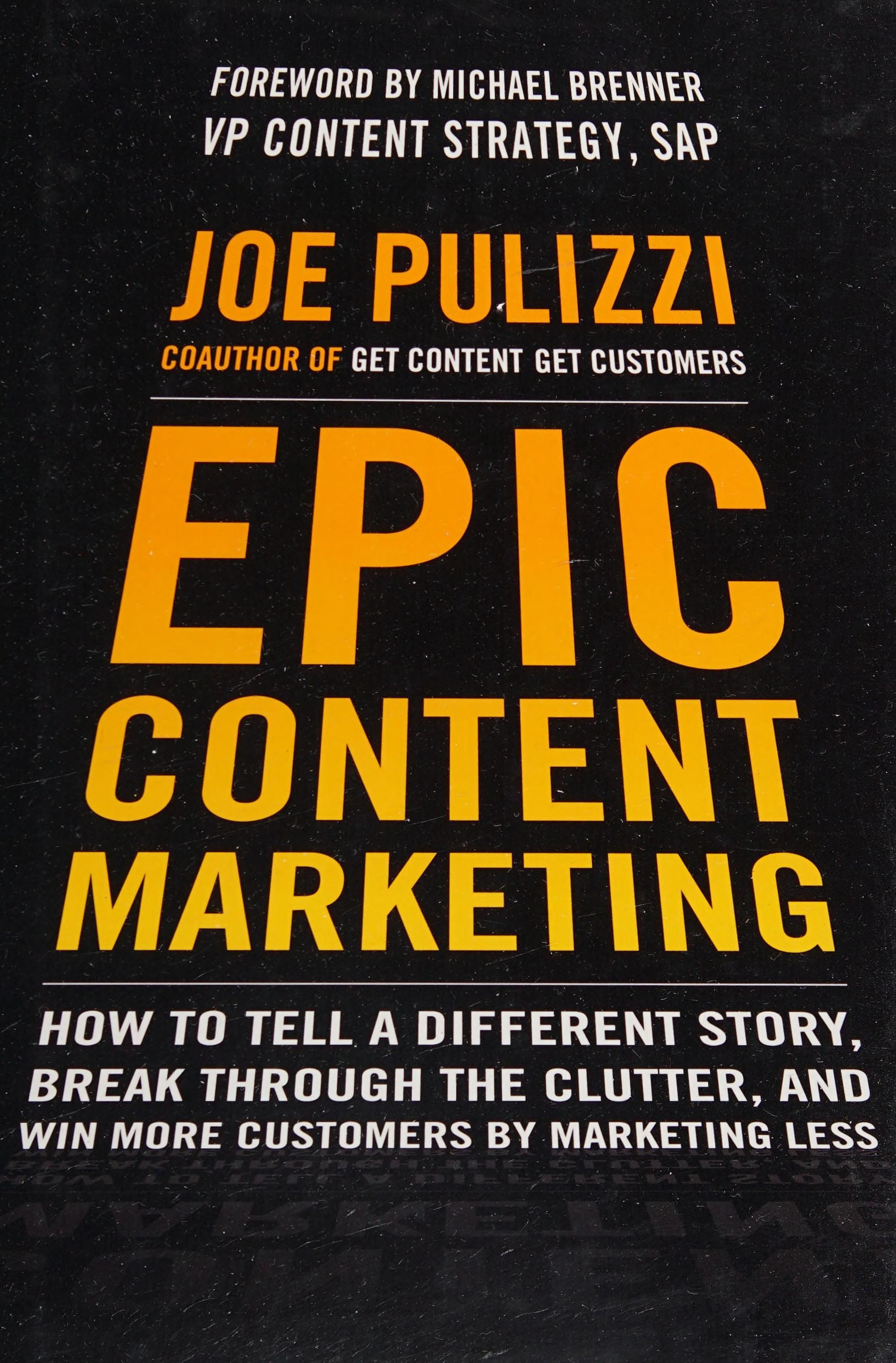 Epic content marketing cover