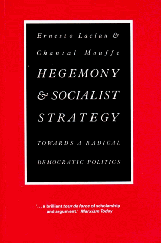 Hegemony and socialist strategy cover