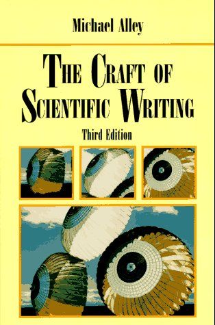 The craft of scientific writing cover