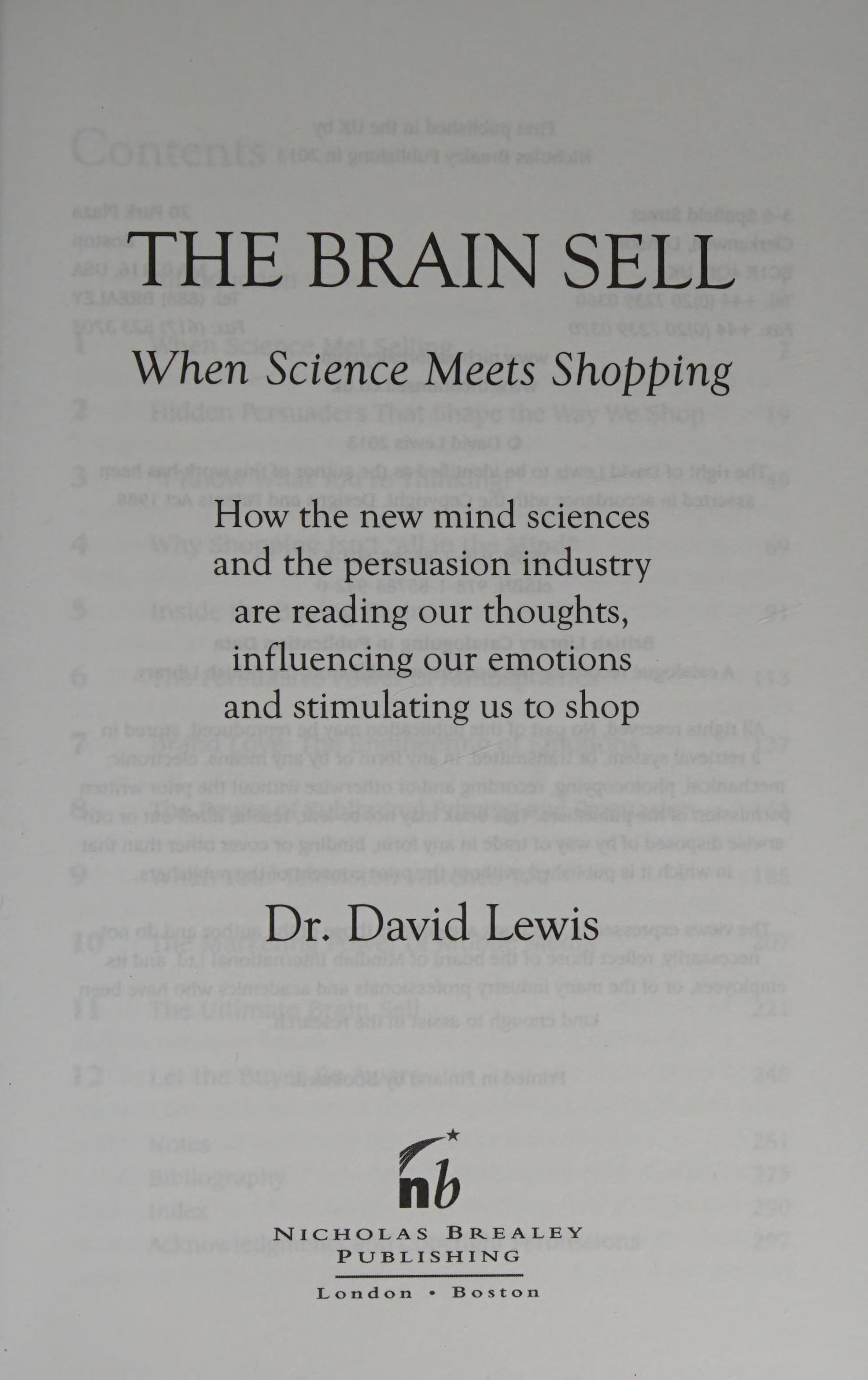 The brain sell cover