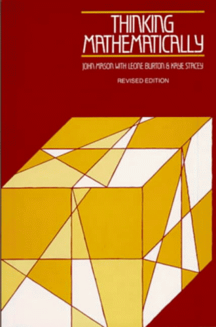 Thinking mathematically cover
