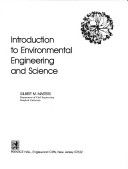 Introduction to environmental engineering and science cover