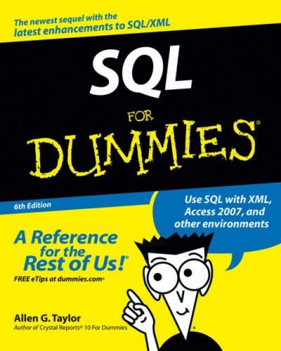 SQL for Dummies cover