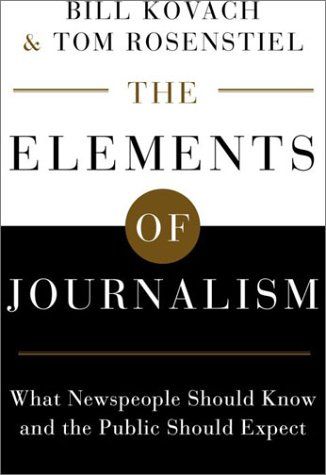 The Elements of Journalism cover