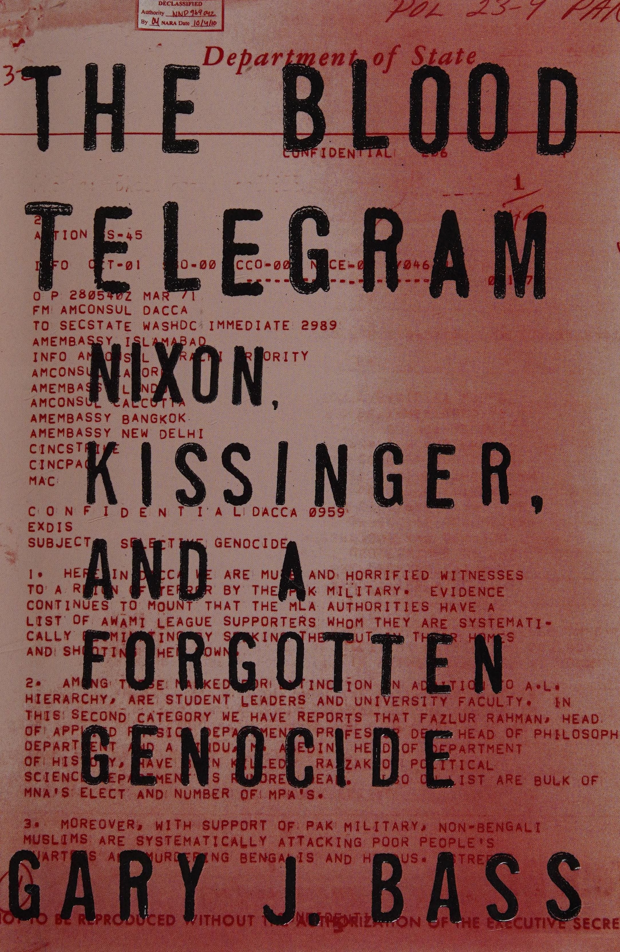 The Blood telegram cover