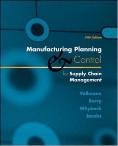 Manufacturing Planning and Control for Supply Chain Management cover