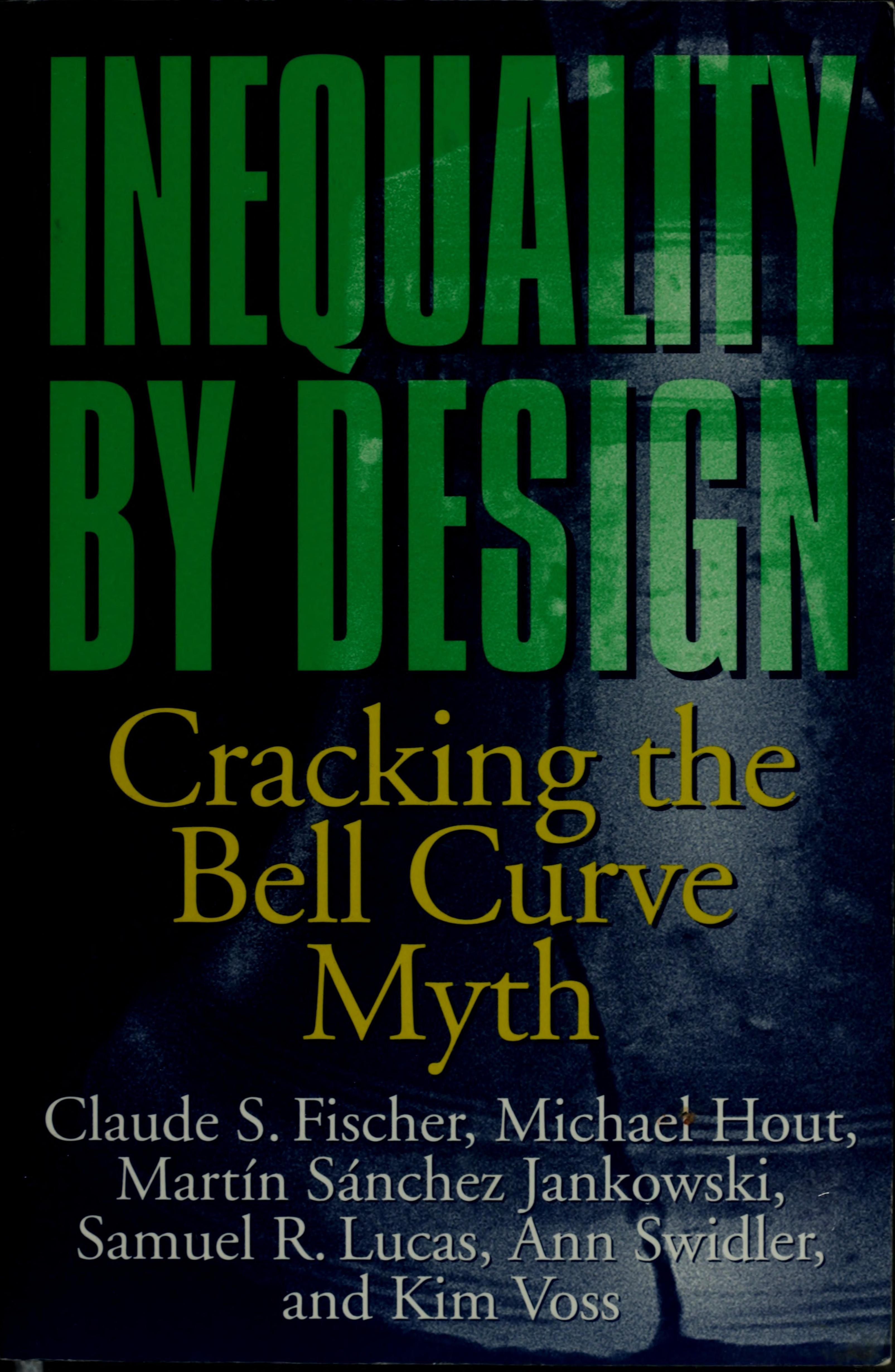 Inequality by design cover
