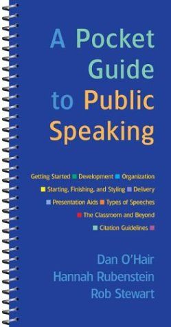 A Pocket Guide to Public Speaking cover