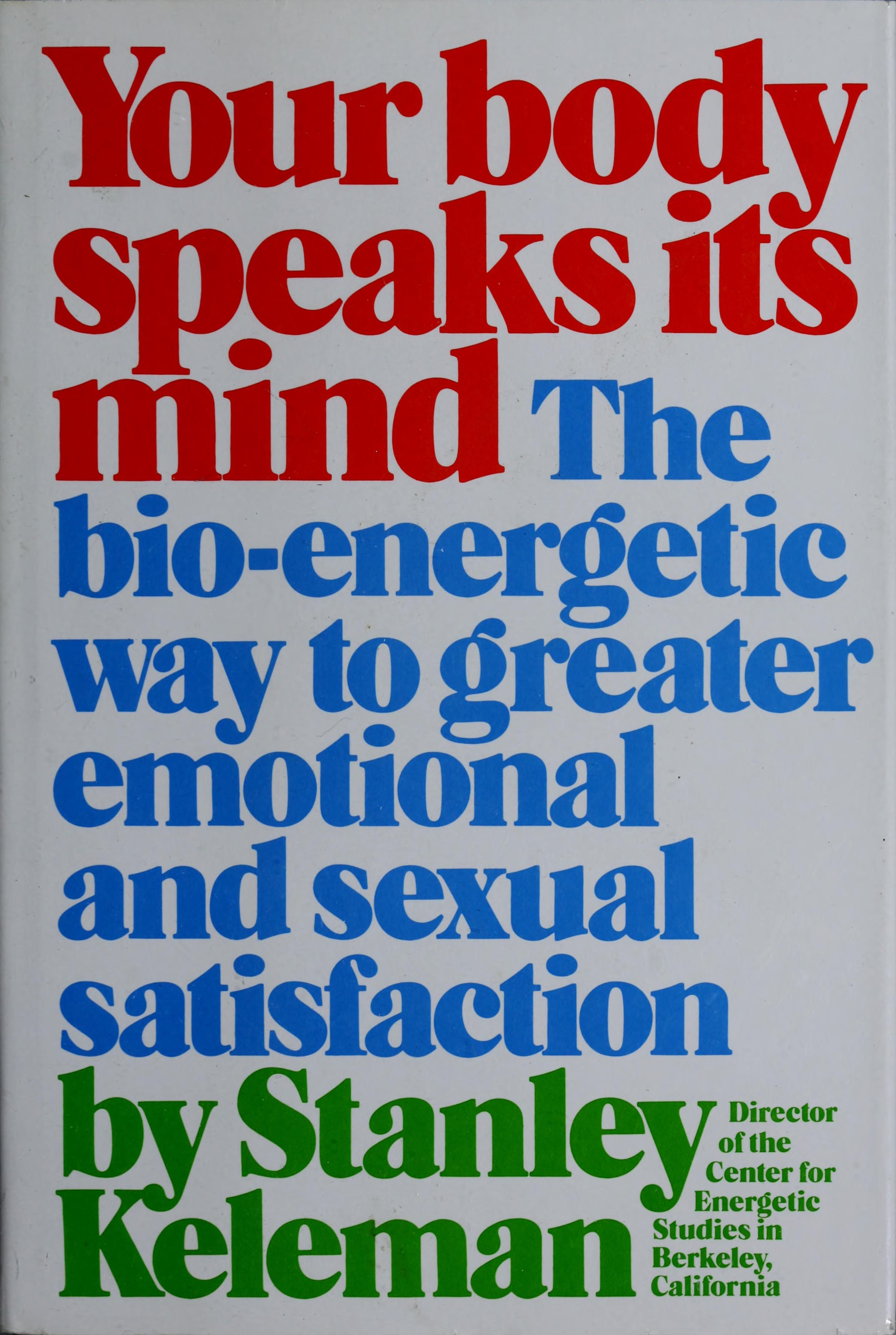 Your body speaks its mind cover