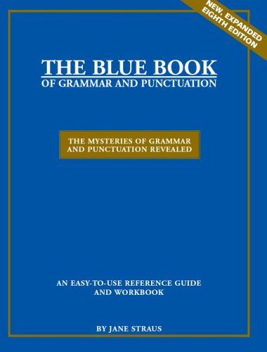 The Blue Book of Grammar and Punctuation cover