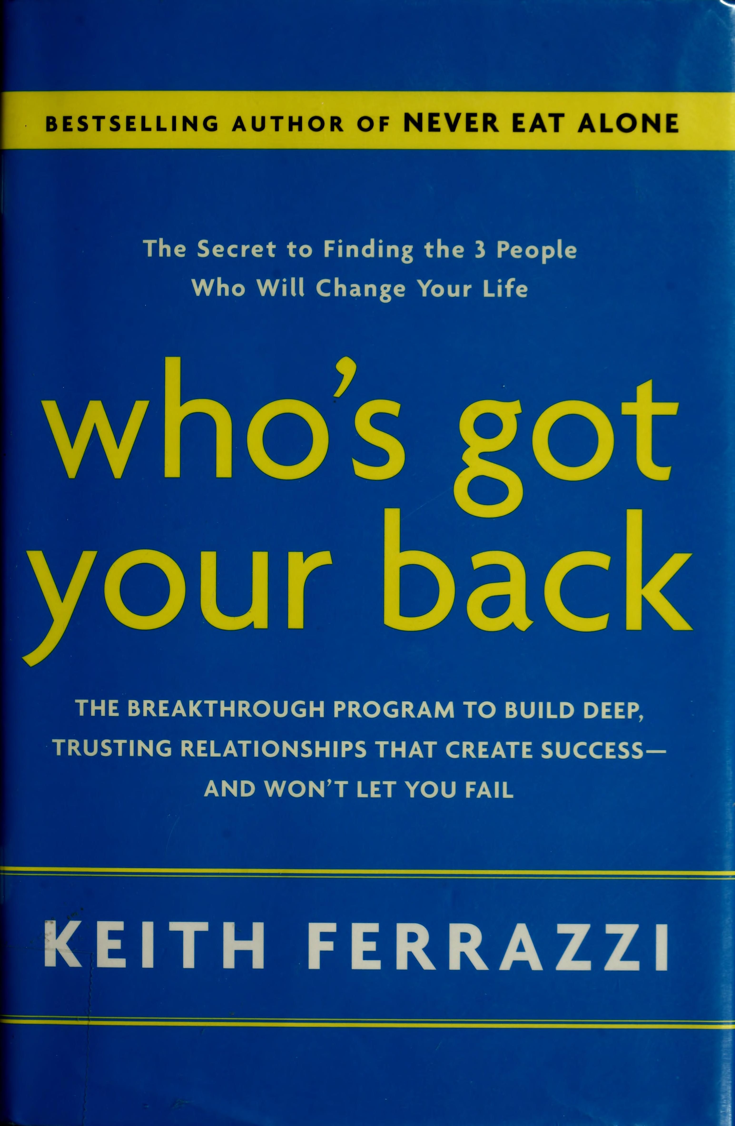 Who's got your back cover