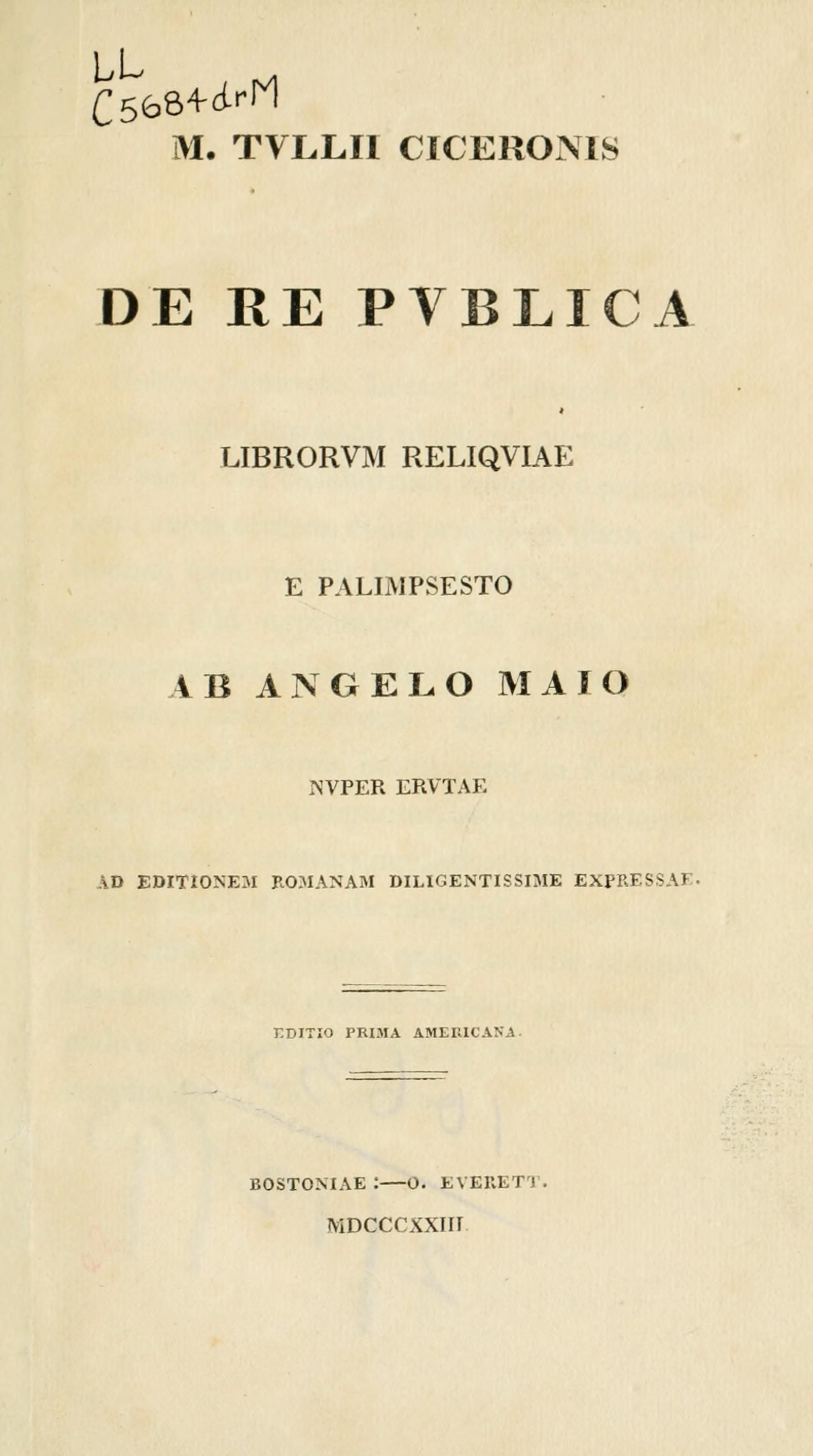 De republica cover