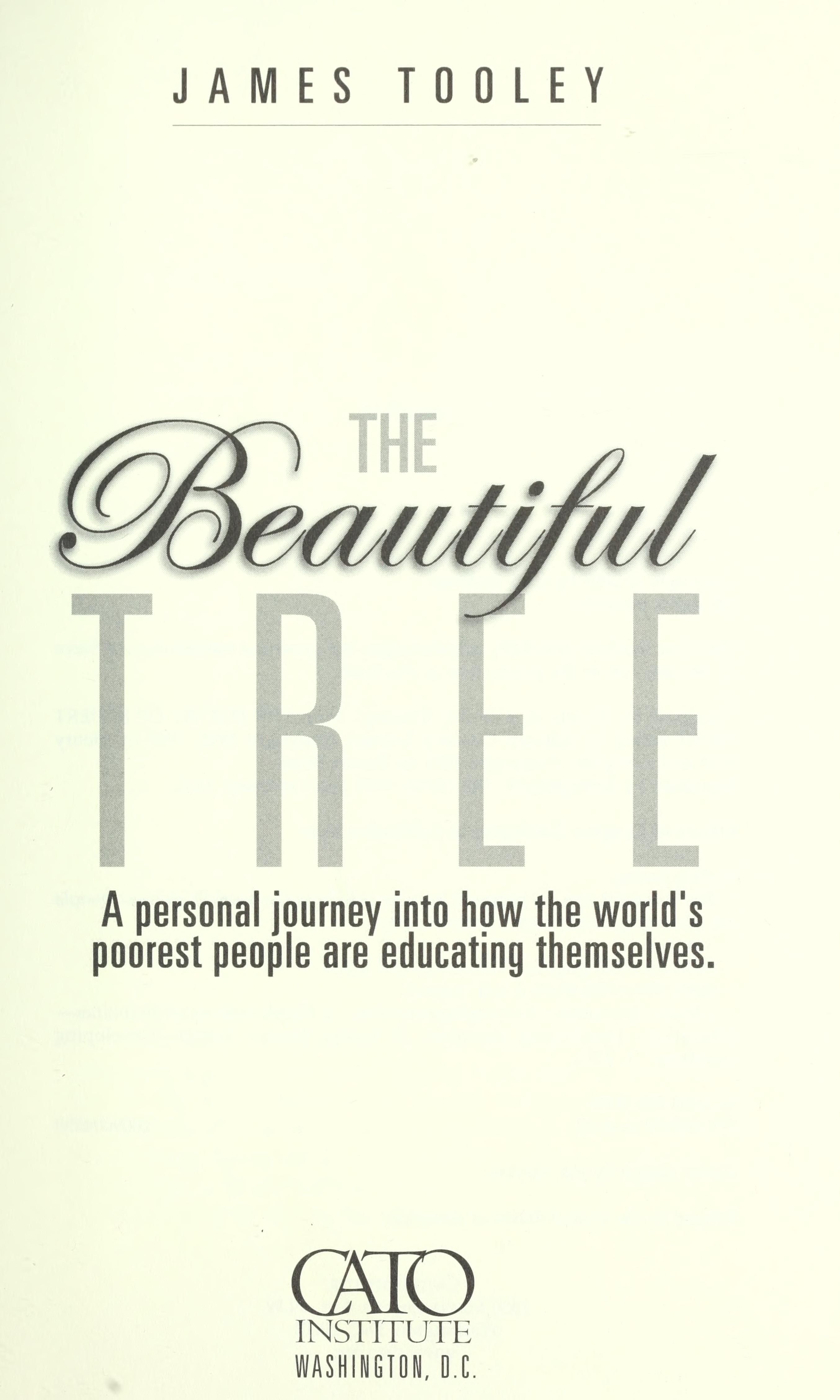 The beautiful tree 封面