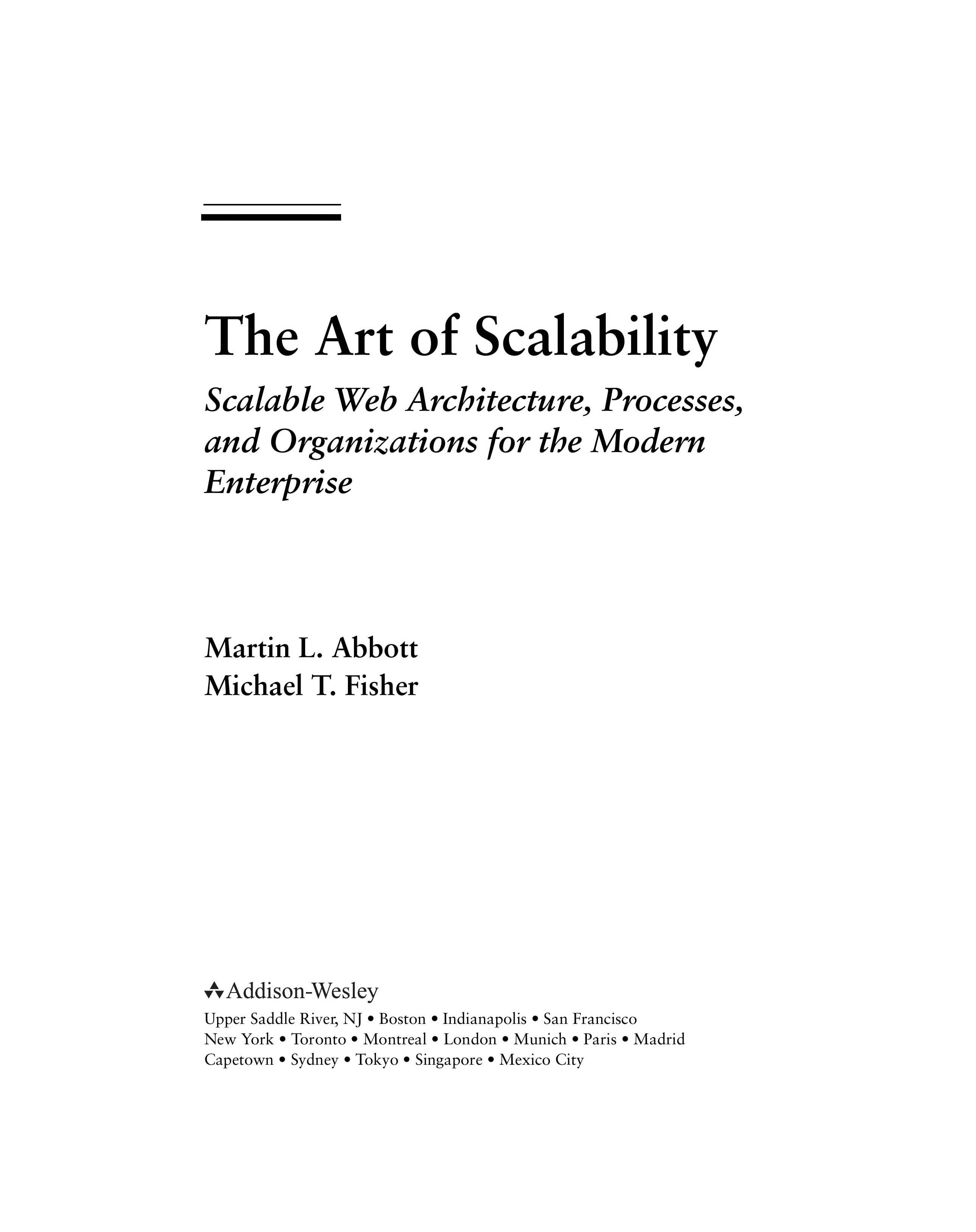 The art of scalability cover