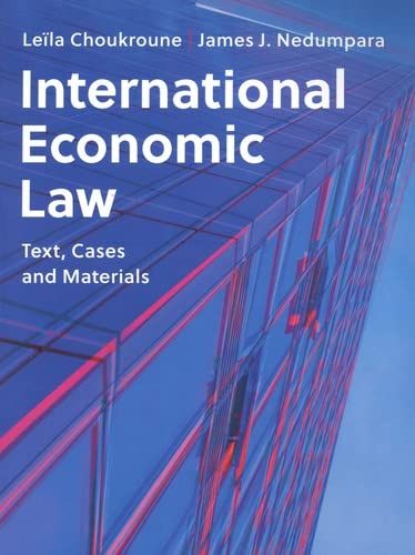 International Economic Law cover
