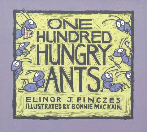 One hundred hungry ants cover