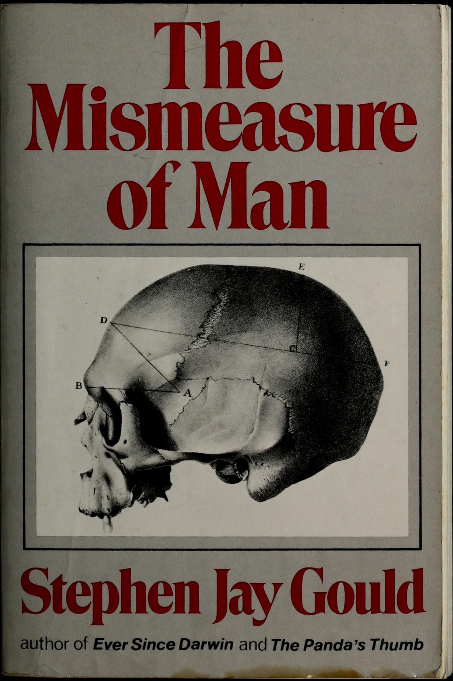 The Mismeasure of Man cover