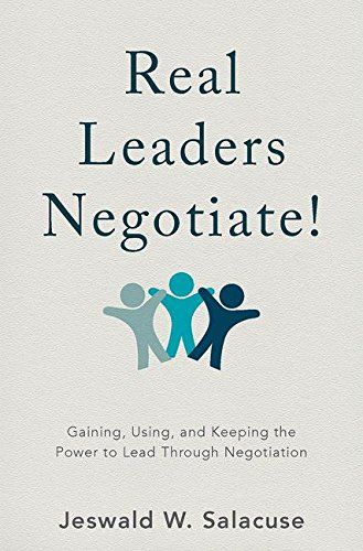 Real leaders negotiate! cover