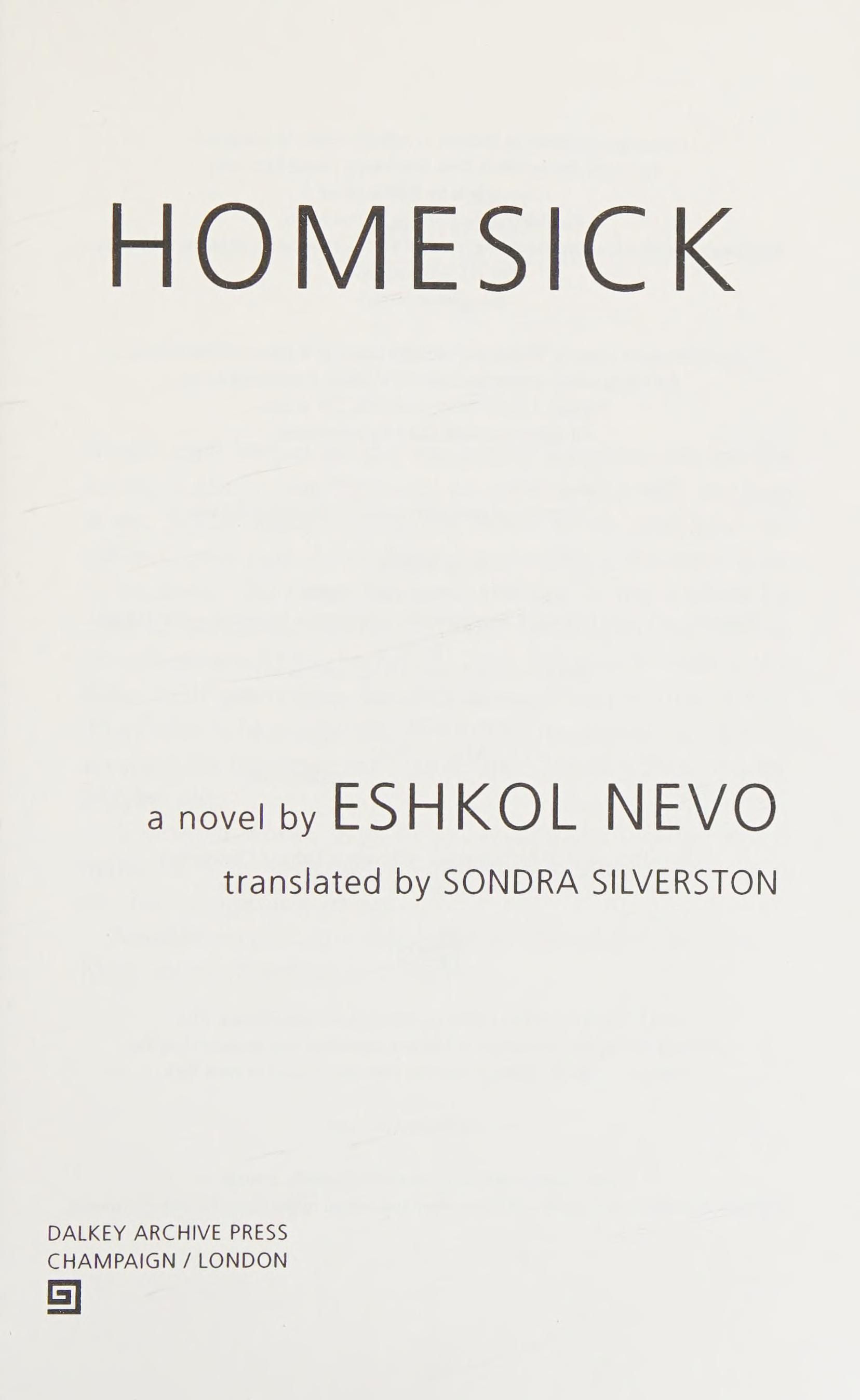 Homesick cover