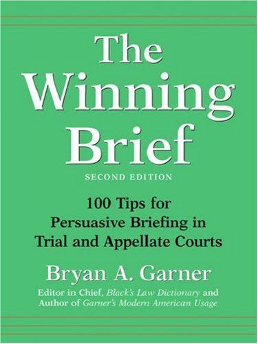 The Winning Brief cover